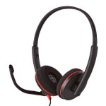 Plantronics - 3220 USB-A Wired Headset - Dual Ear (Stereo) with Boom Mic