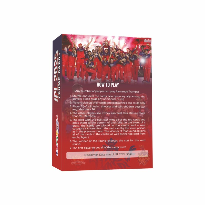 Aamango IPL Cricket Trump Card - 2025 Edition