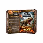 Aamango Jurassic World Trump Cards – Dinosaur Educational Card Game for Kids & Families | Collectible Prehistoric Creatures | Strategy & Learning Game